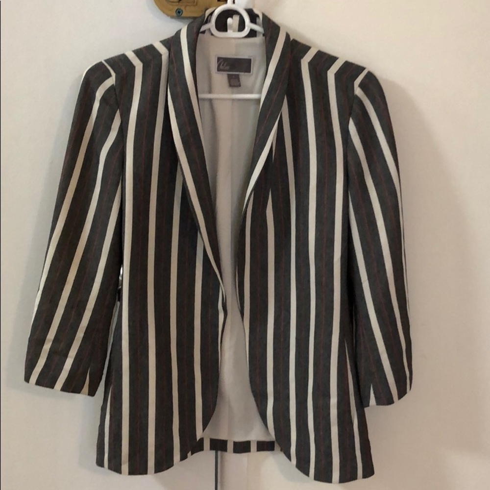 Striped blazer